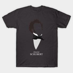 Franz Schubert - Minimalist Portrait T-Shirt